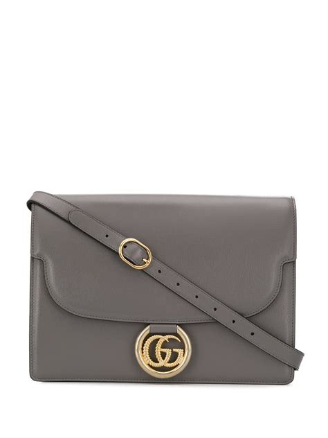 Gucci Borsa a Spalla Con Placca Logo 